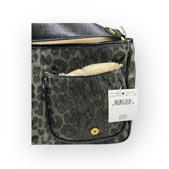 new Moschino Cheap + Chic ☻︎ Microfiber Messenger Bag ☻︎ Army Camo Leopard Print - Picture 10 of 17